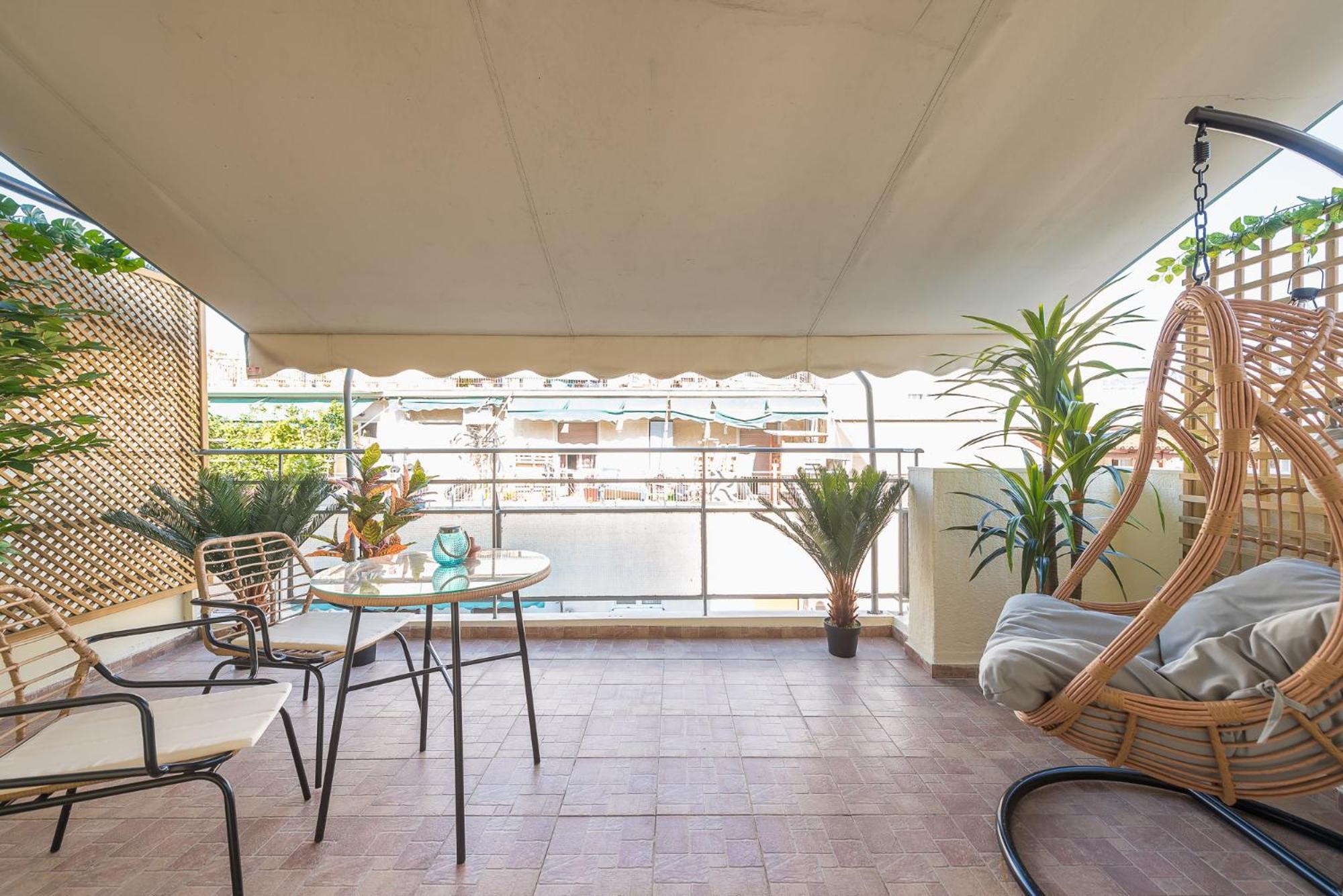 Sunny Studio With Starlight Balcony Atény Exteriér fotografie